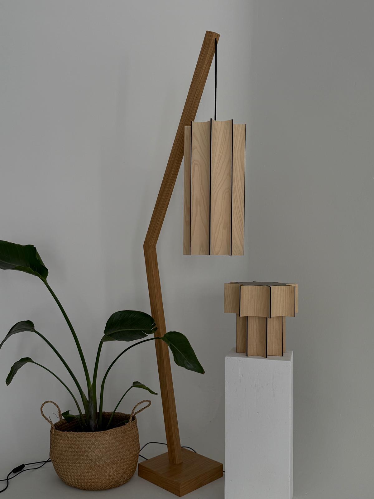 Wood floor lamp | Mid Century Modern | Minimalist floor lamp | Driftwood lamp | Farmhouse Lamp | Tall Lamp | Rustic Floor Lamp | Unique lamp