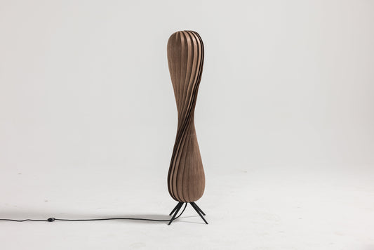 Wood floor lamp | Mid Century Modern | Dining lamp | Natural Wood | Home lighting | Minimalist lamp | Tall floor lamp