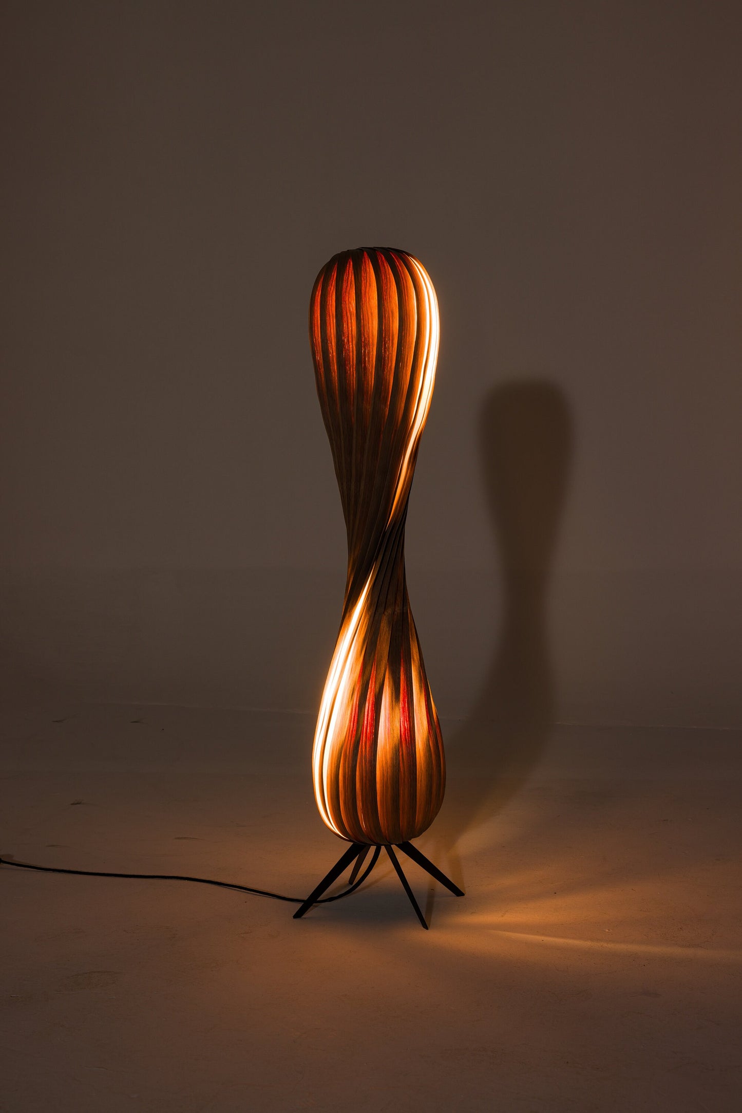 Wood floor lamp | Mid Century Modern | Dining lamp | Natural Wood | Home lighting | Minimalist lamp | Tall floor lamp