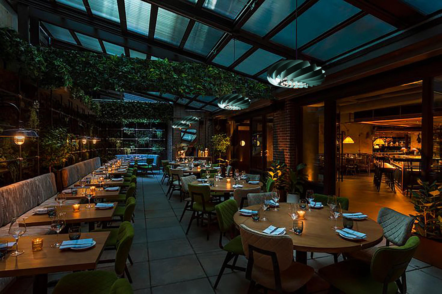 Green Chandelier, Pendant light, Tall Chandeliers, Handmade Lamp, Ceiling lamp, Home Decor, Outdoor string lights, Wood chandelier, Modern