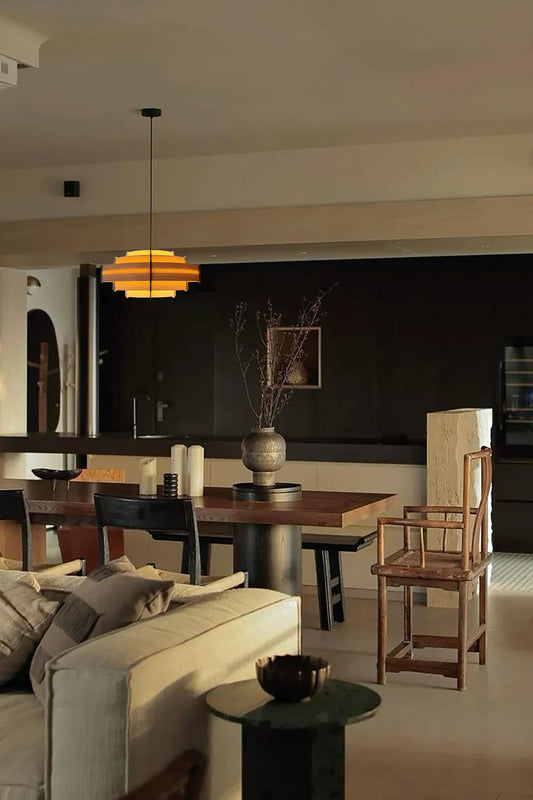 Wood Pendant Light | Handmade Lamp | Ceiling lamp | Home Decor | Industrial Lamp | Wood chandelier | Dining table lamp | Mid century modern