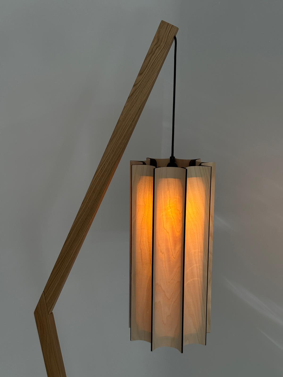 Wood floor lamp | Mid Century Modern | Minimalist floor lamp | Driftwood lamp | Farmhouse Lamp | Tall Lamp | Rustic Floor Lamp | Unique lamp